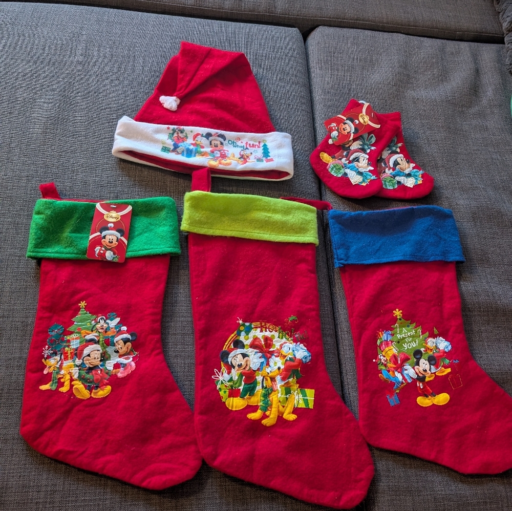 Disney Mickey Mouse Christmas Stocking Bundle!